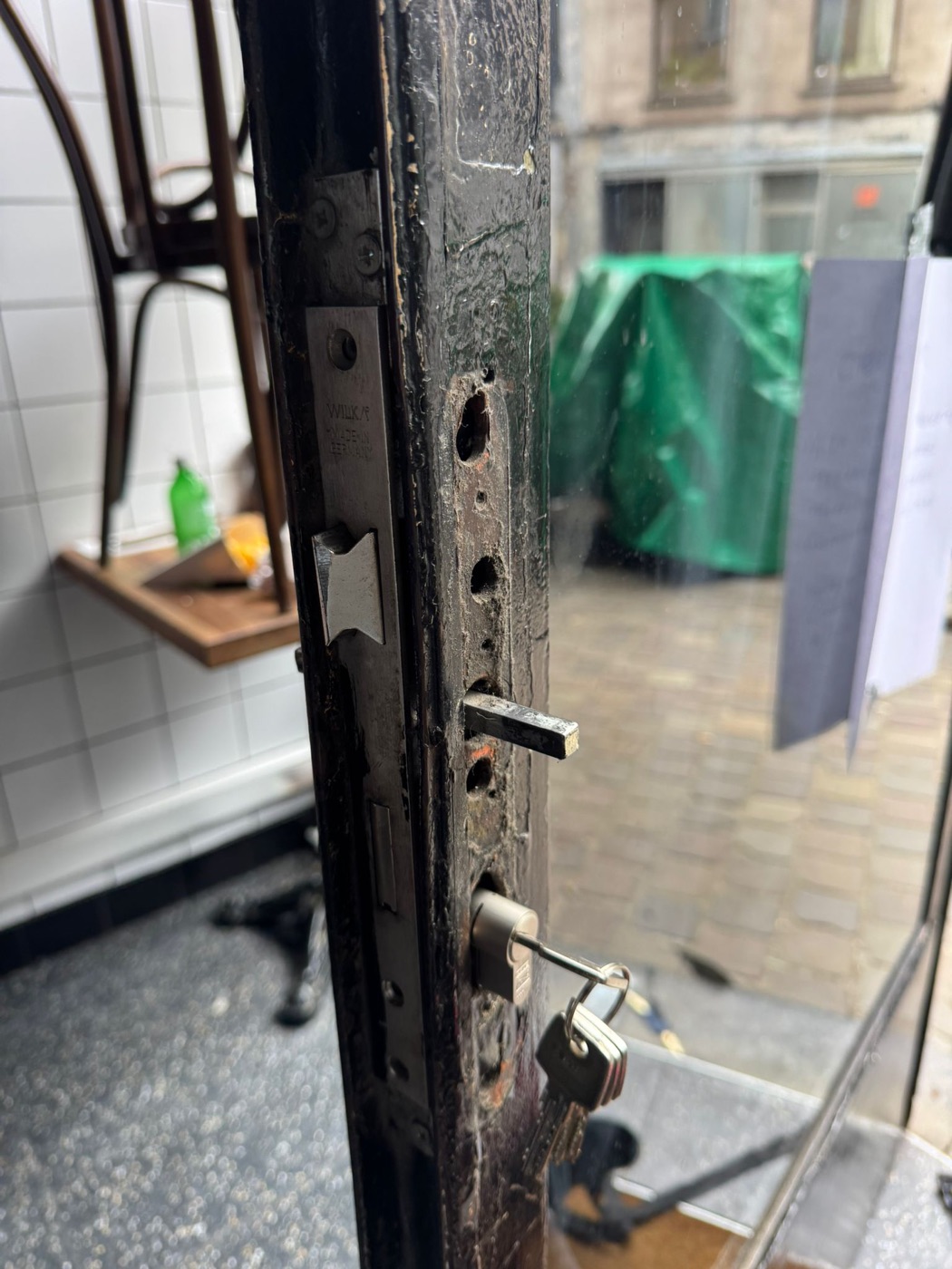 Intervention SpeedLock sur une serrure de porte